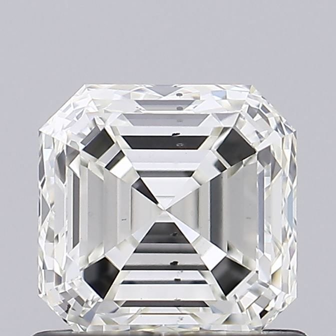 1.00ct H SI1 Very Good Cut Asscher Lab Grown Diamond