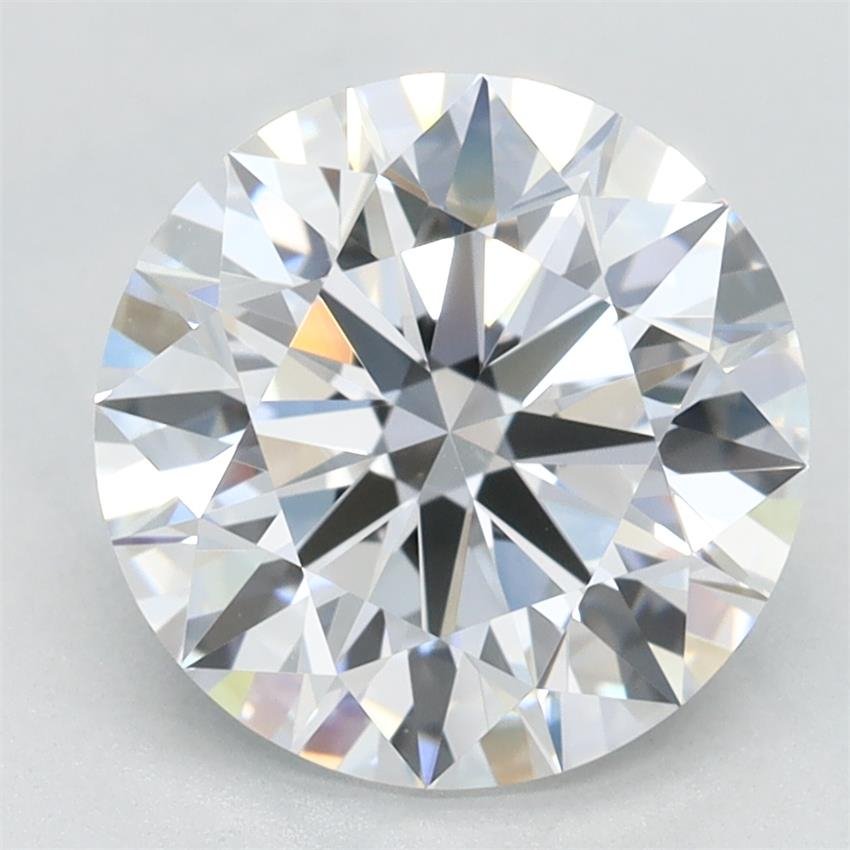 2.63ct D VVS1 Rare Carat Ideal Cut Round Lab Grown Diamond