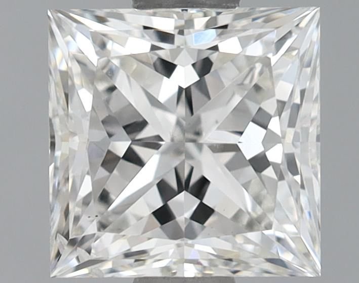 1.20ct F SI1 Rare Carat Ideal Cut Princess Lab Grown Diamond