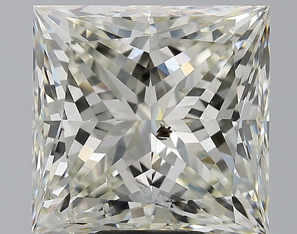 9.14ct K SI2 Rare Carat Ideal Cut Princess Diamond