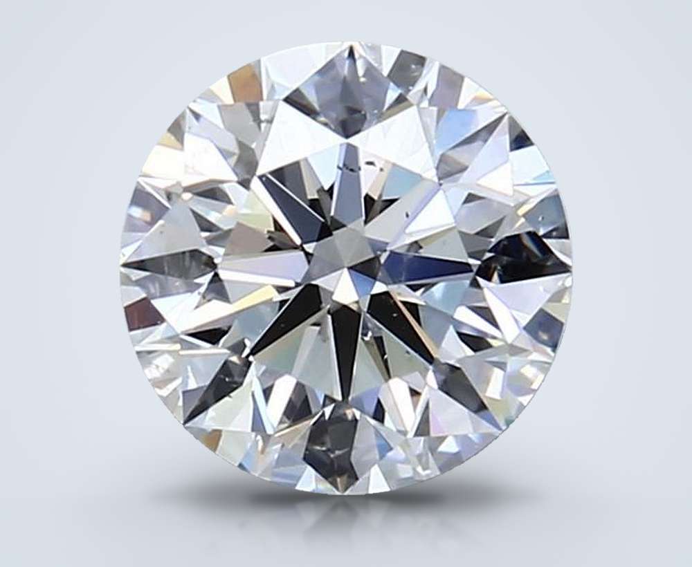 1.63 Carat Round Natural Diamond