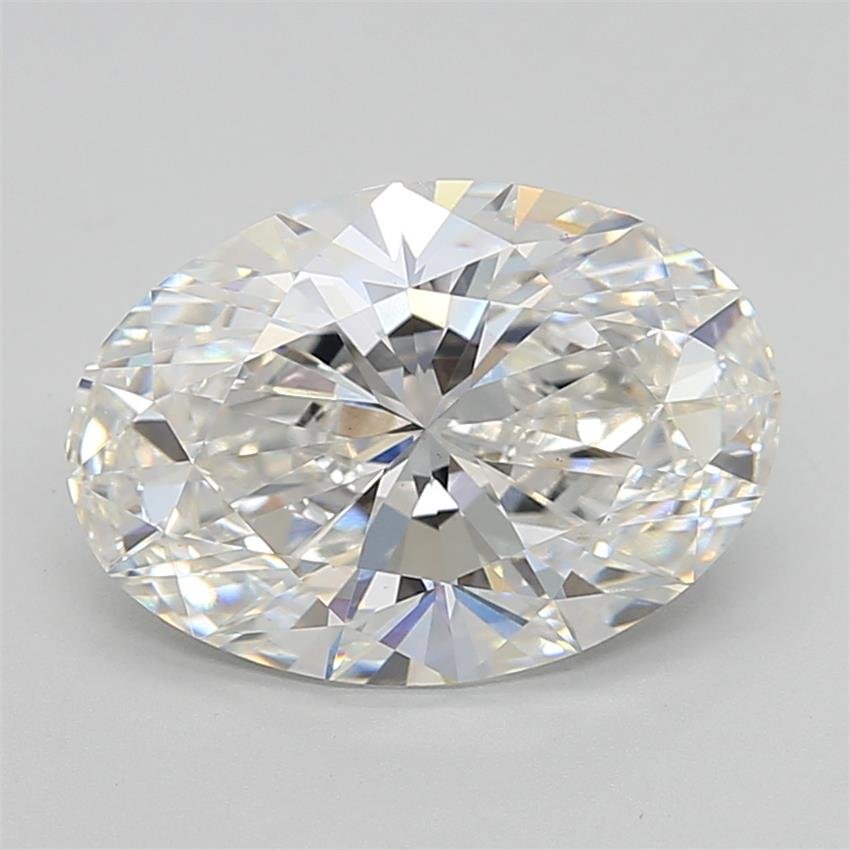 5.05ct E VS1 Rare Carat Ideal Cut Oval Lab Grown Diamond