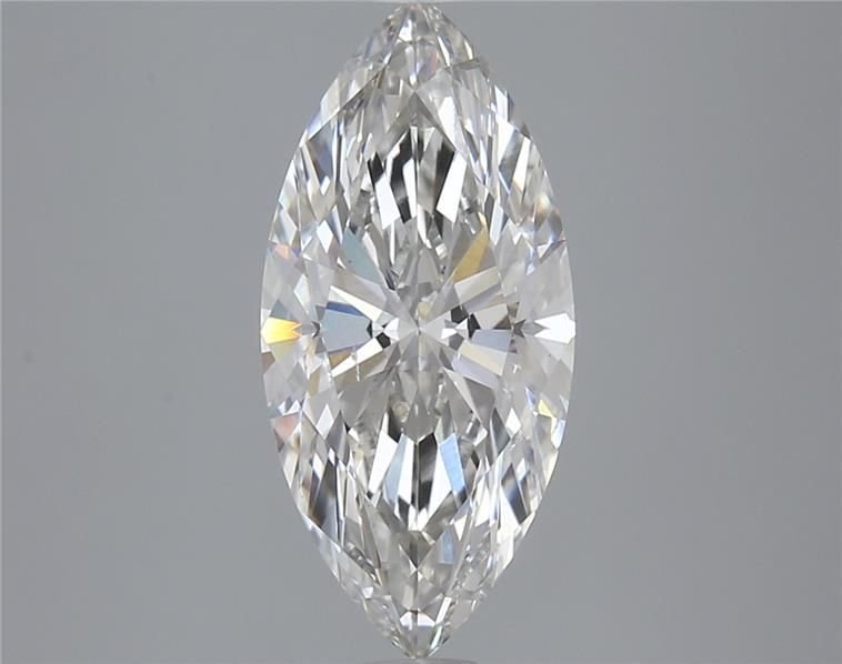 3.15ct H VS2 Rare Carat Ideal Cut Marquise Lab Grown Diamond
