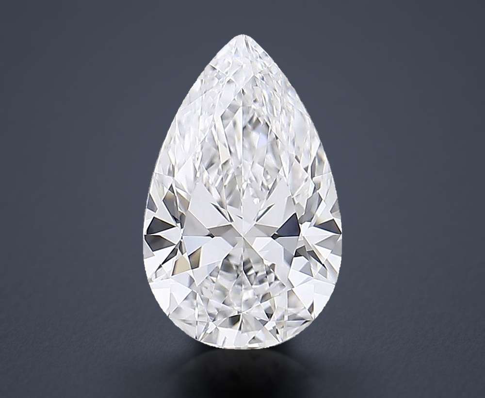 1.00 Carat Pear Lab Diamond