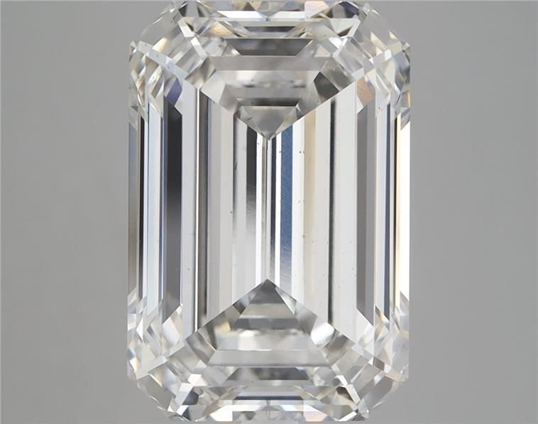 8.43ct H VS2 Rare Carat Ideal Cut Emerald Lab Grown Diamond