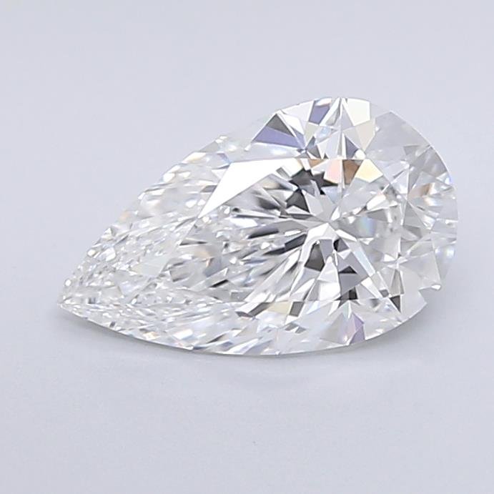 1.19ct D VVS1 Rare Carat Ideal Cut Pear Lab Grown Diamond