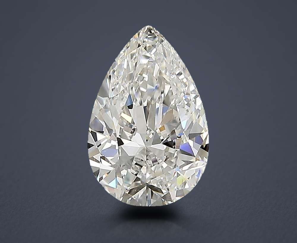 0.90 Carat Pear Natural Diamond