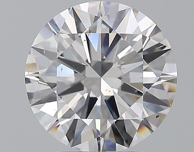 3.01ct D SI1 Rare Carat Ideal Cut Round Diamond