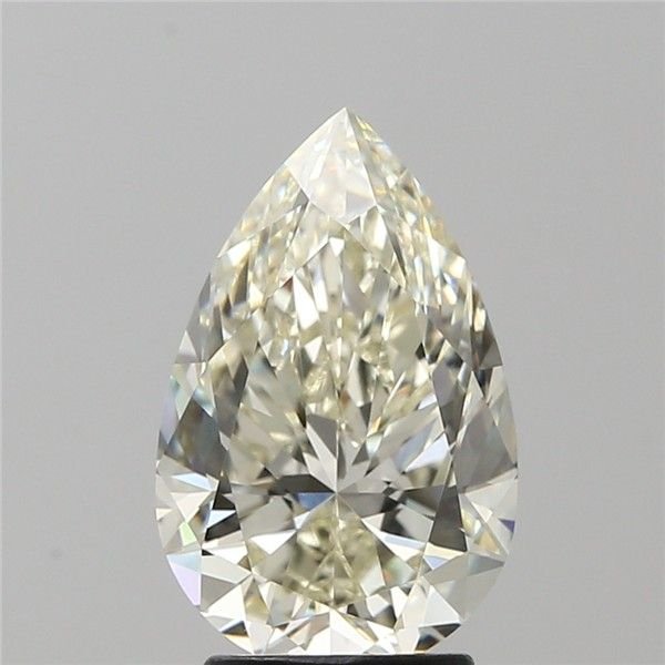 3.02ct K VVS1 Rare Carat Ideal Cut Pear Diamond