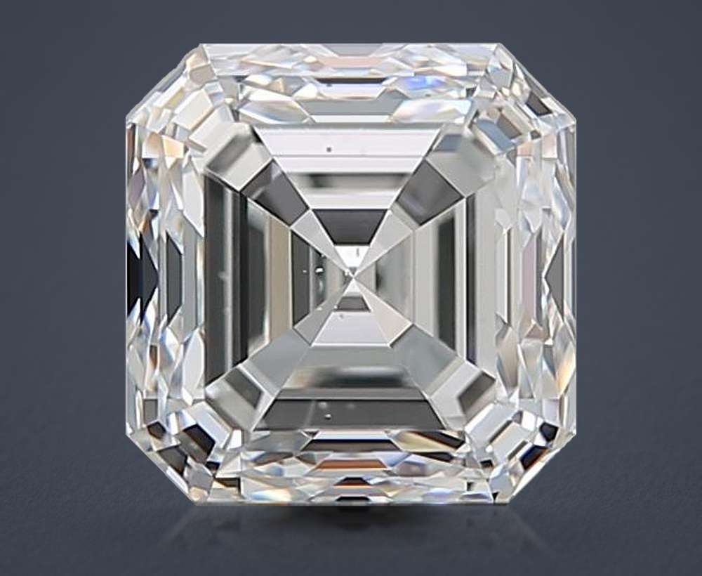 1.50 Carat Asscher Natural Diamond