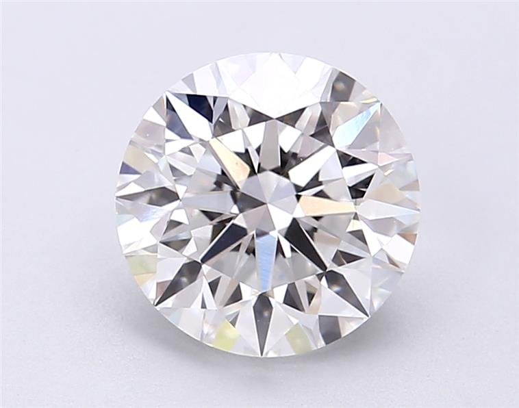 3.04ct E VS2 Excellent Cut Round Lab Grown Diamond
