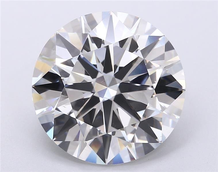 7.36ct E VVS2 Excellent Cut Round Lab Grown Diamond