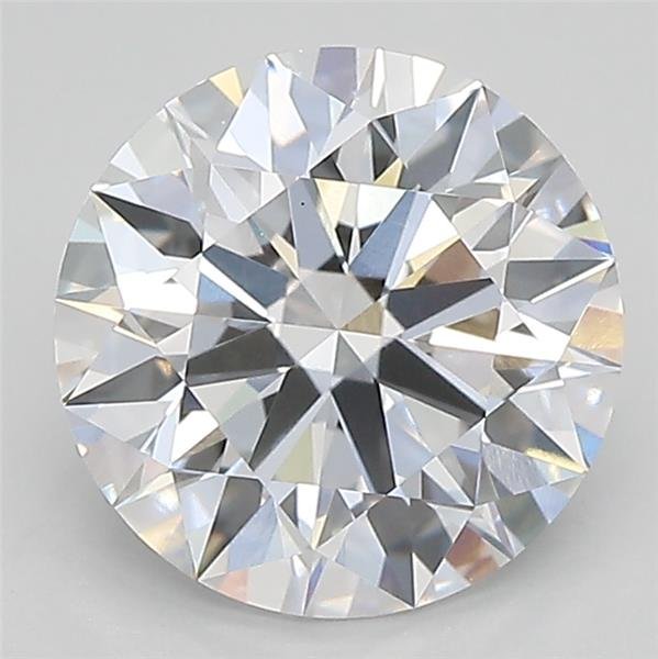 2.13ct D VVS2 Rare Carat Ideal Cut Round Lab Grown Diamond