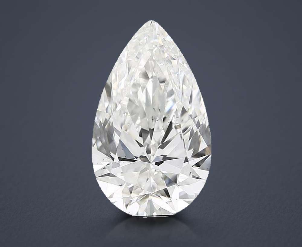 9.53 Carat Pear Lab Diamond