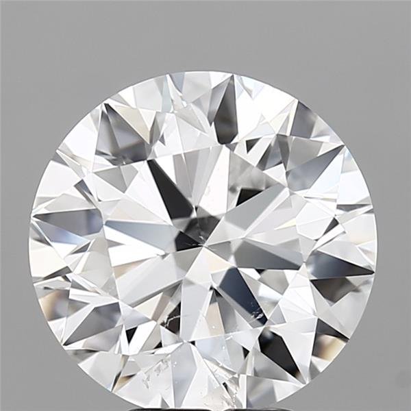 5.02ct E SI2 Rare Carat Ideal Cut Round Diamond