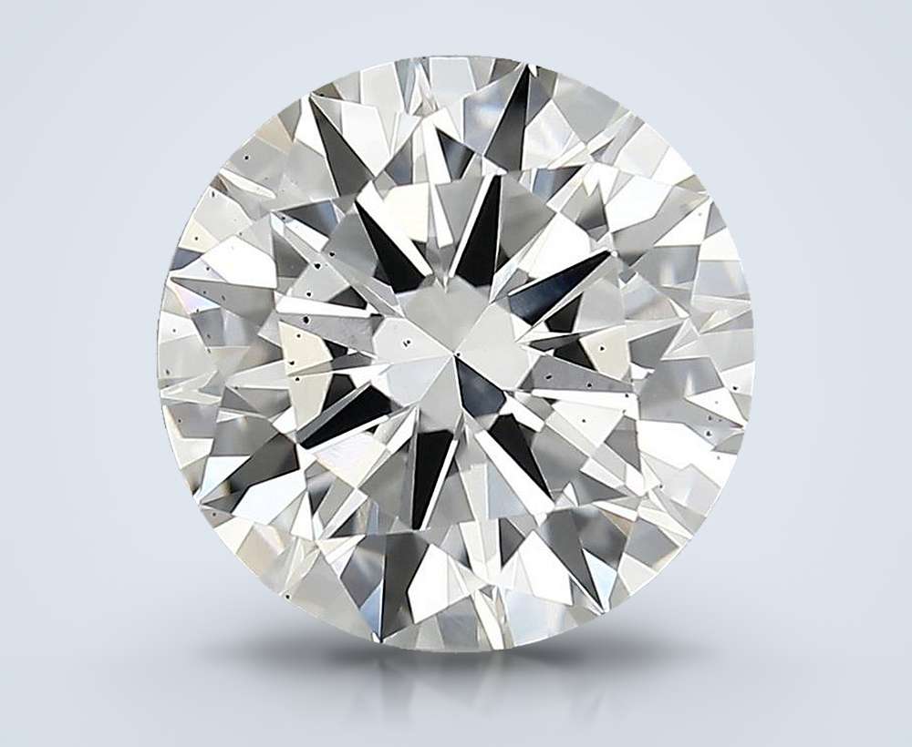 3.65 Carat Round Lab Diamond