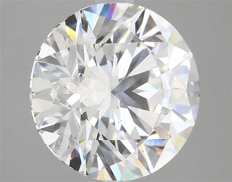 3.59ct F SI1 Rare Carat Ideal Cut Round Lab Grown Diamond