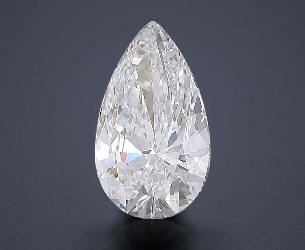 2.70 Carat Pear Lab Diamond