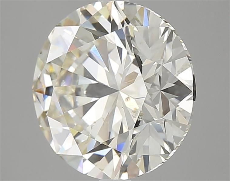 4.02ct K SI1 Rare Carat Ideal Cut Round Diamond
