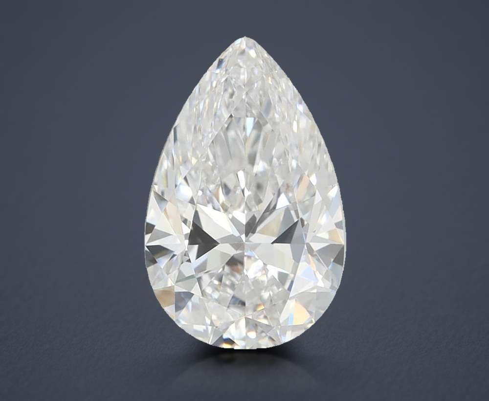 1.67 Carat Pear Lab Diamond