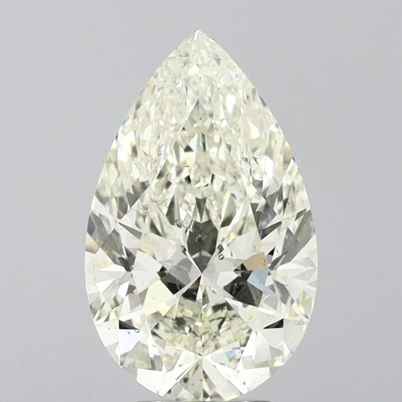 5.25ct K SI2 Rare Carat Ideal Cut Pear Diamond
