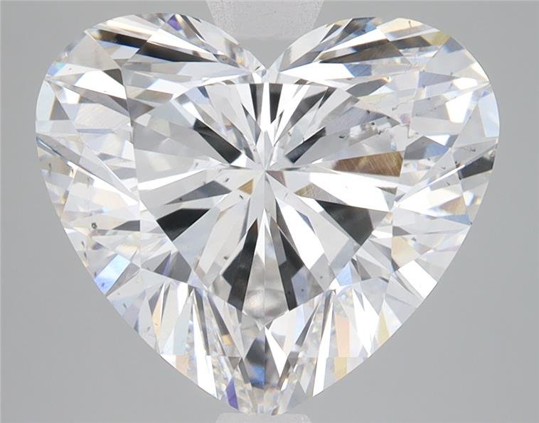 6.12ct F SI1 Rare Carat Ideal Cut Heart Lab Grown Diamond