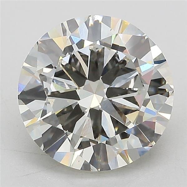 3.01ct J VS1 Very Good Cut Round Lab Grown Diamond