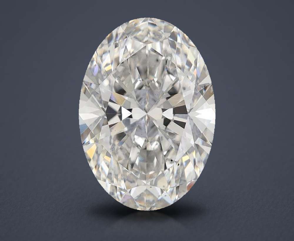 3.52 Carat Oval Lab Diamond