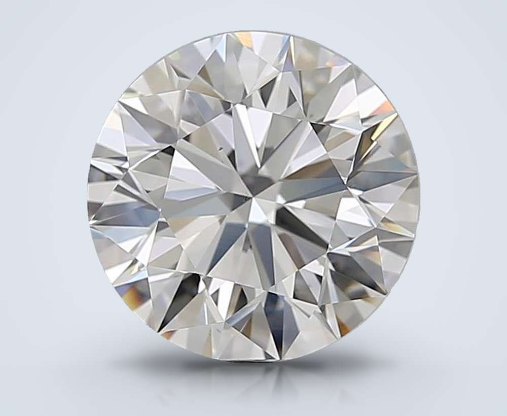 3.20 Carat Round Natural Diamond
