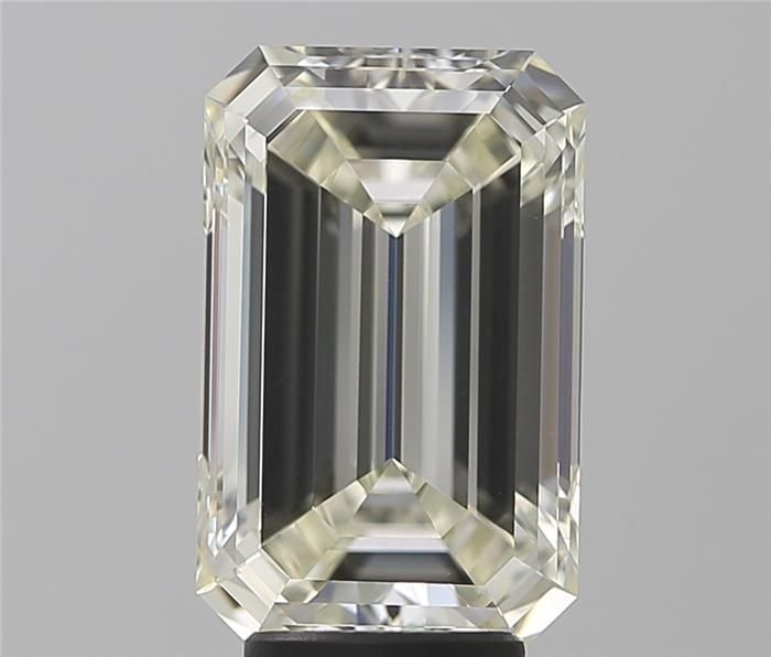 5.09ct J VVS1 Rare Carat Ideal Cut Emerald Diamond