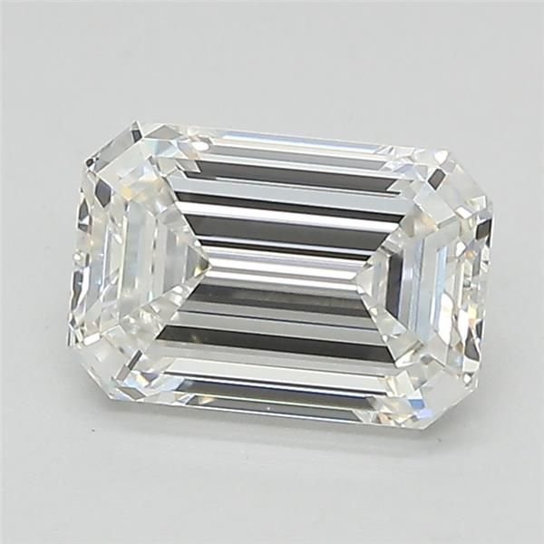 1.50ct E VS1 Rare Carat Ideal Cut Emerald Lab Grown Diamond