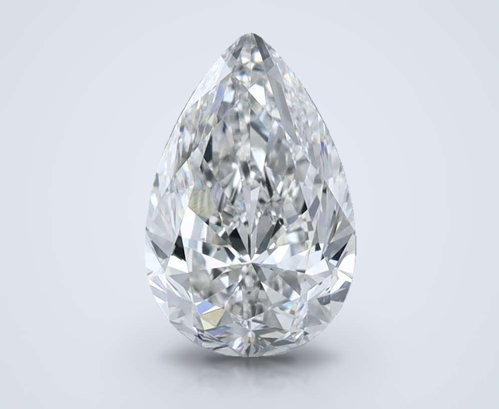 1.71 Carat Pear Natural Diamond