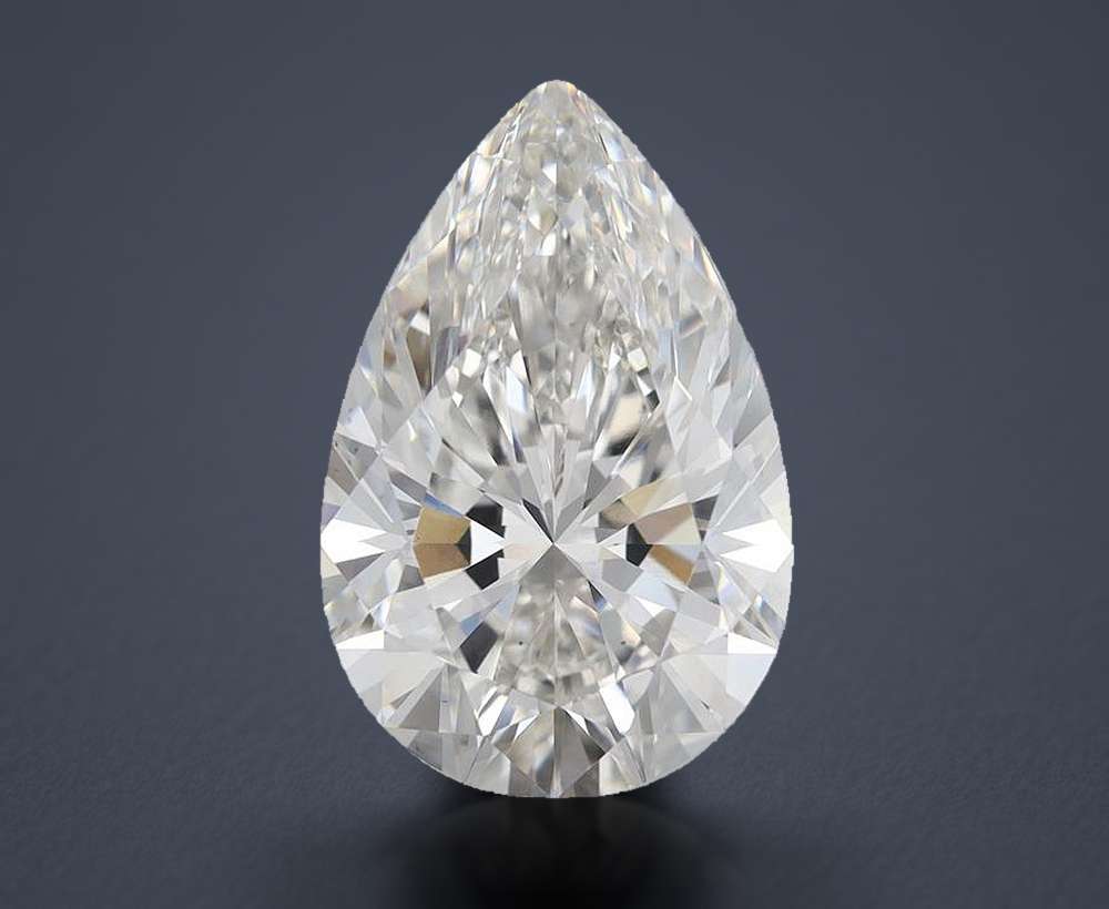 10.62 Carat Pear Lab Diamond