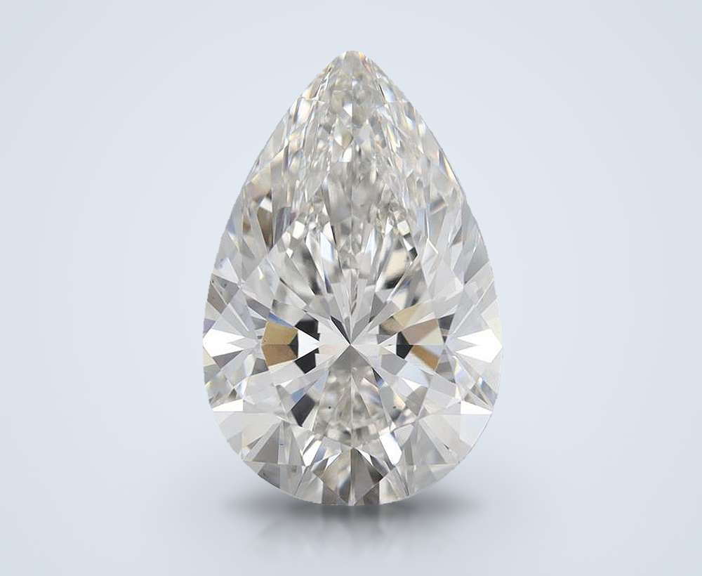 10.62 Carat Pear Lab Diamond