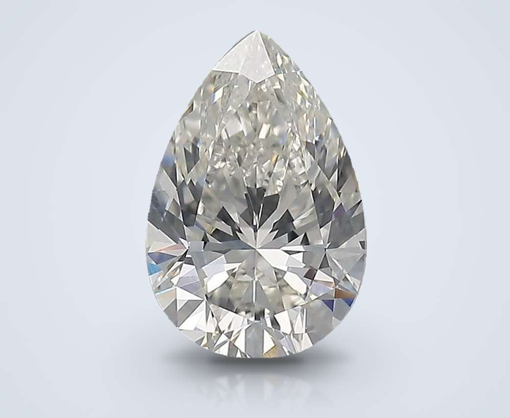 1.79 Carat Pear Natural Diamond