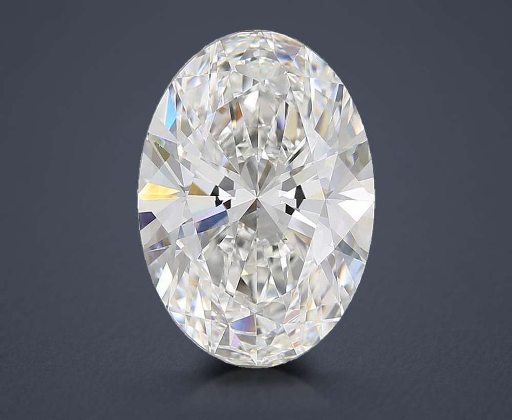 8.08 Carat Oval Lab Diamond