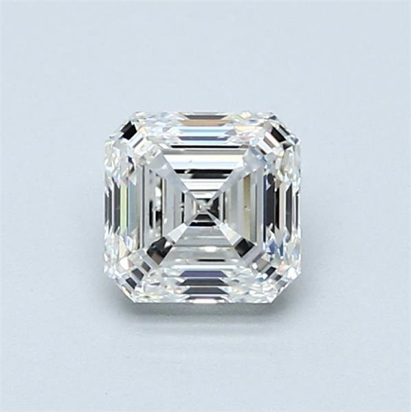 0.90ct I SI1 Rare Carat Ideal Cut Asscher Diamond