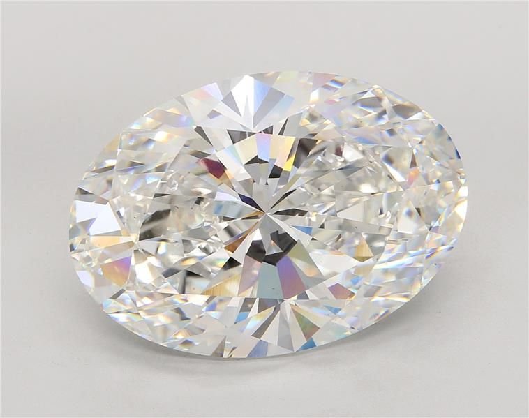 26.71ct F VS1 Rare Carat Ideal Cut Oval Lab Grown Diamond