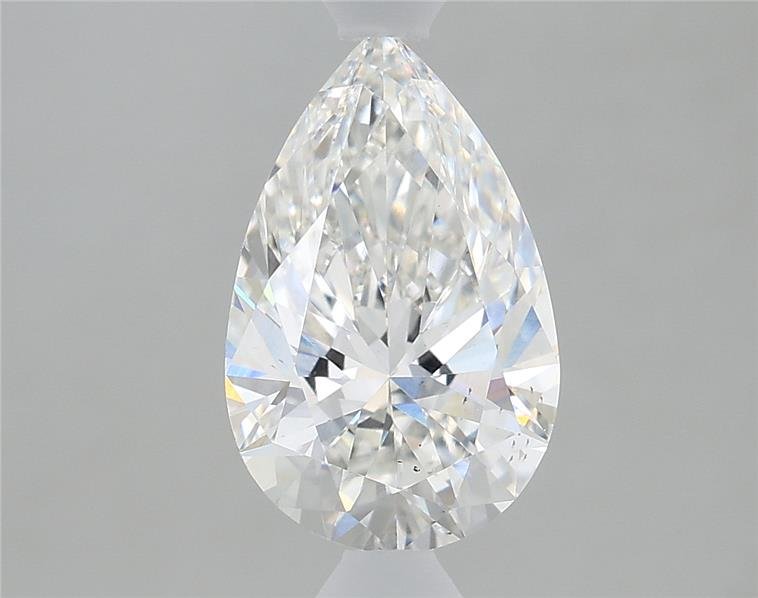 1.28ct F VS2 Rare Carat Ideal Cut Pear Lab Grown Diamond