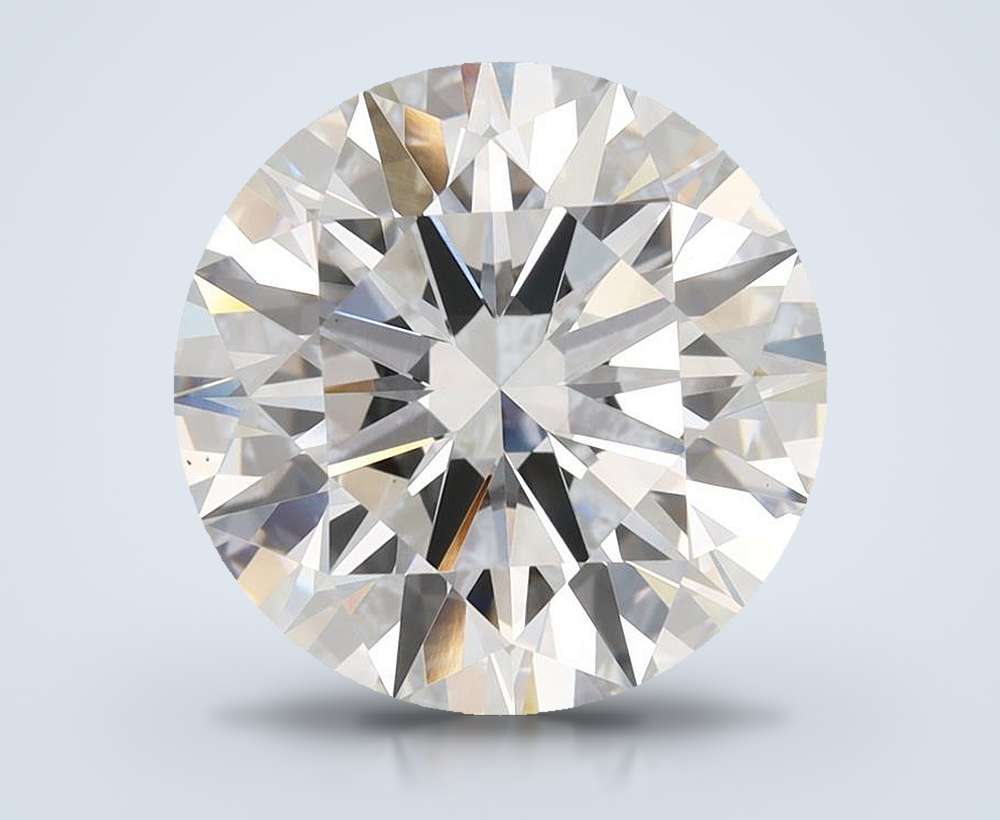 7.01 Carat Round Lab Diamond