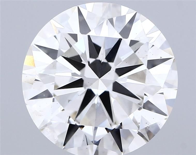 6.01ct H VS2 Excellent Cut Round Lab Grown Diamond