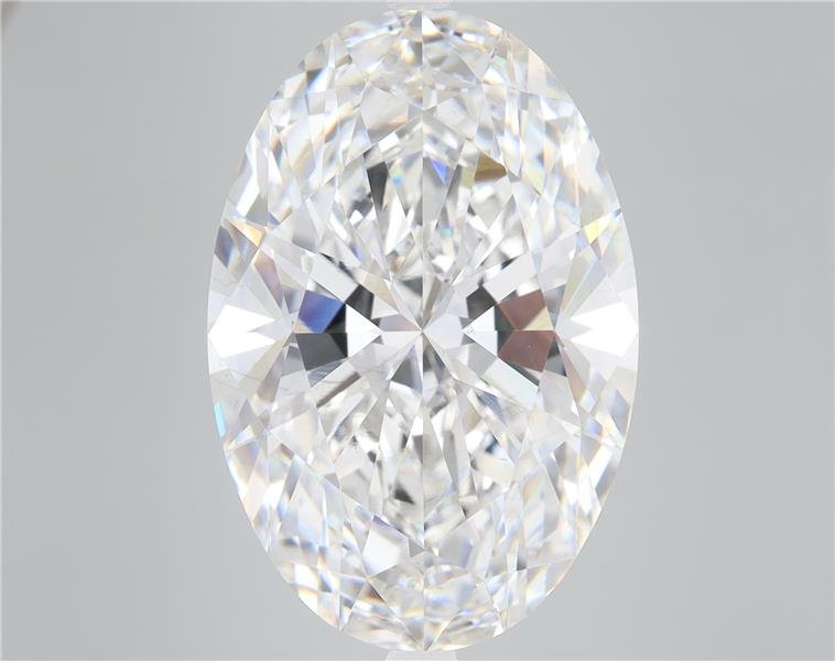 15.28ct F VS2 Rare Carat Ideal Cut Oval Lab Grown Diamond