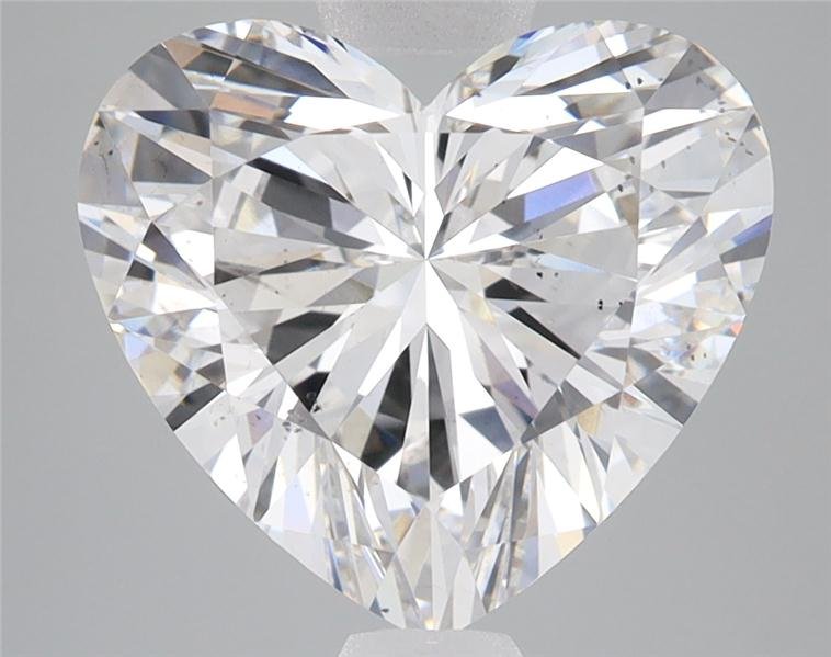 4.43ct F SI1 Rare Carat Ideal Cut Heart Lab Grown Diamond