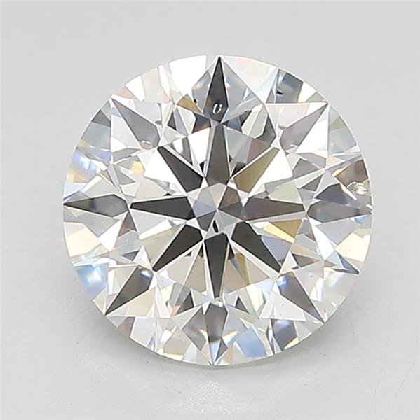 2.10ct F SI1 Rare Carat Ideal Cut Round Lab Grown Diamond