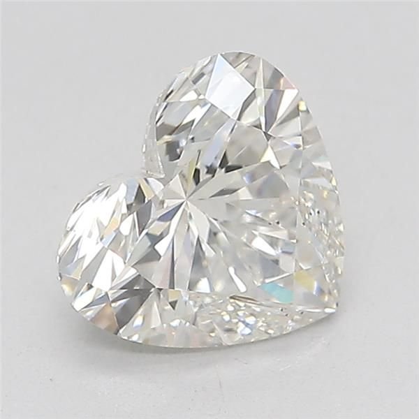 1.59ct F VS2 Rare Carat Ideal Cut Heart Lab Grown Diamond