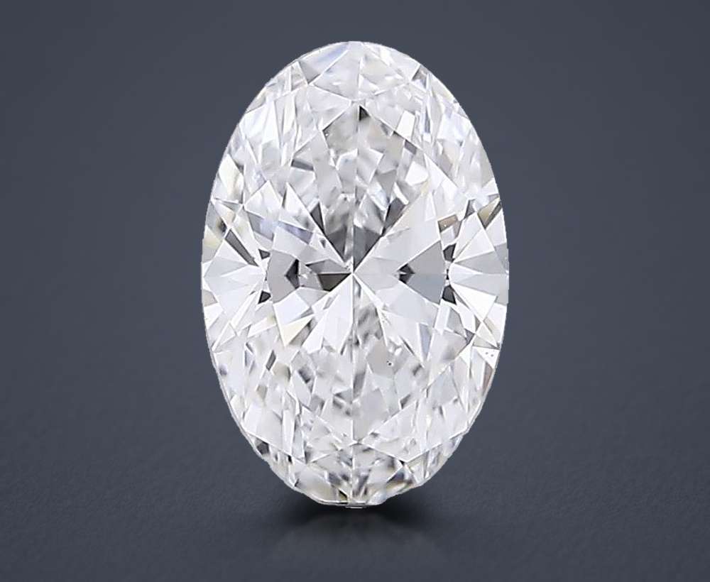 1.00 Carat Oval Lab Diamond