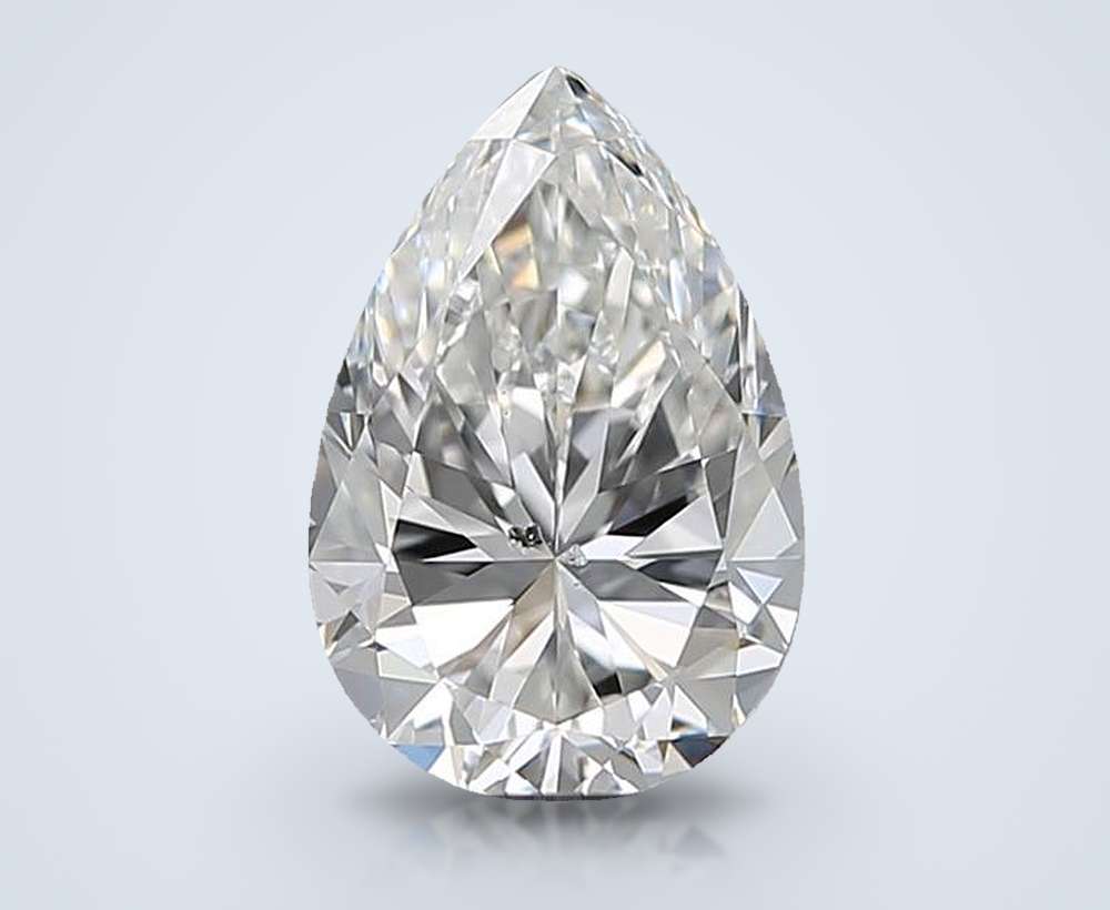 0.90 Carat Pear Natural Diamond