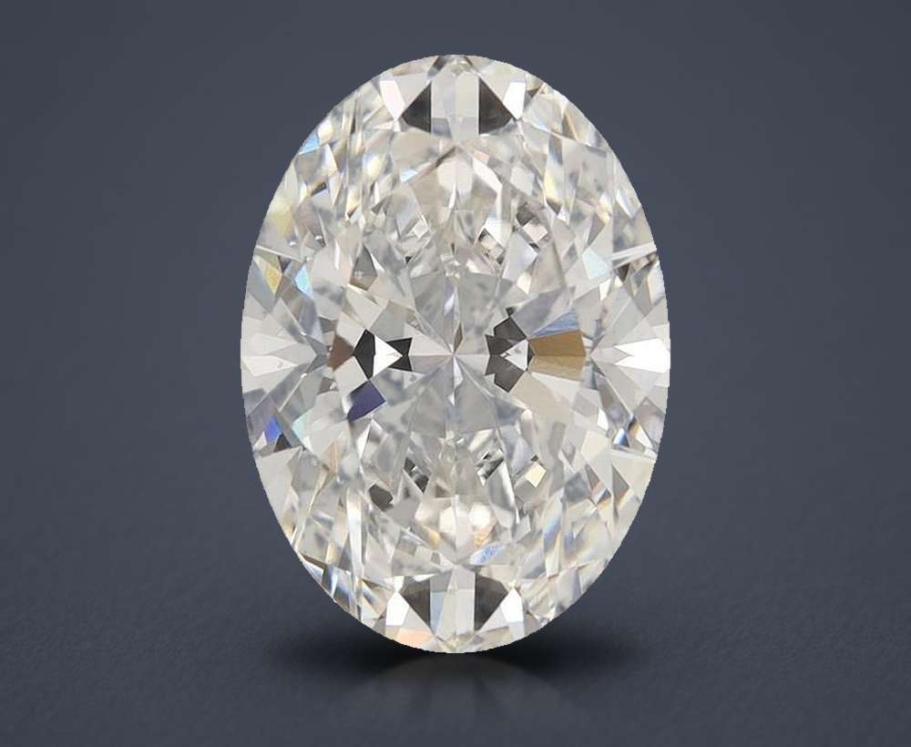 5.50 Carat Oval Lab Diamond
