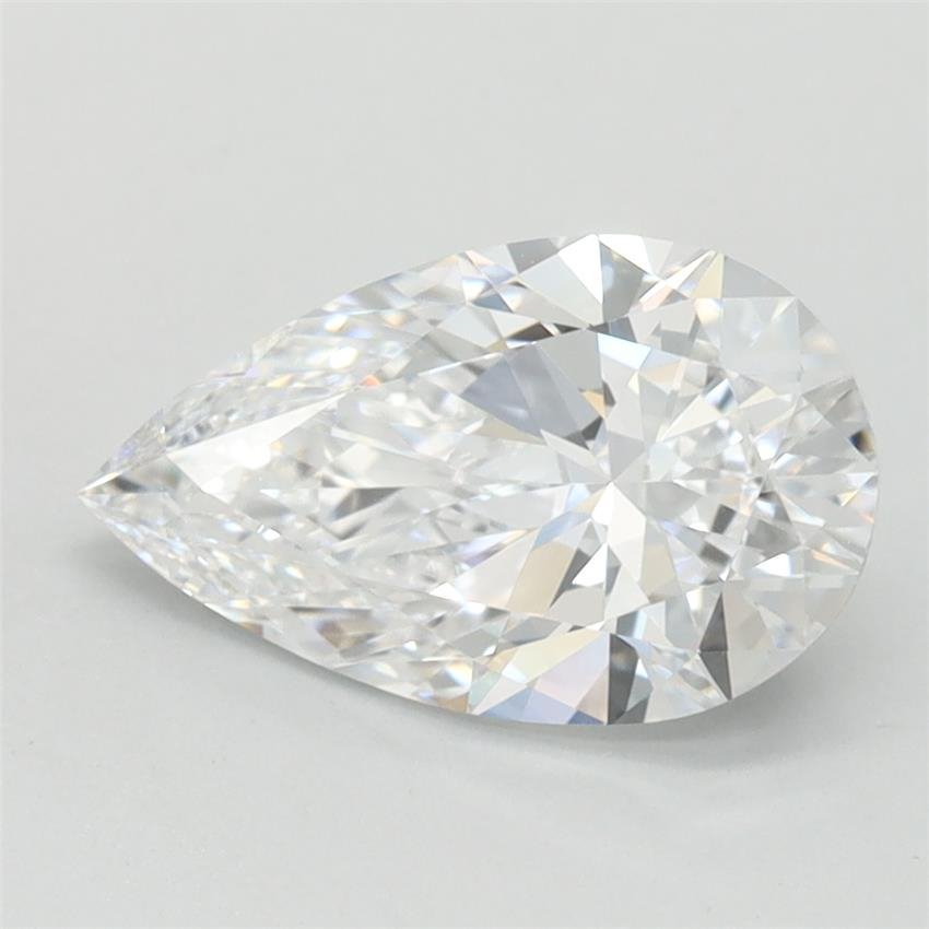1.37ct D VVS1 Rare Carat Ideal Cut Pear Lab Grown Diamond