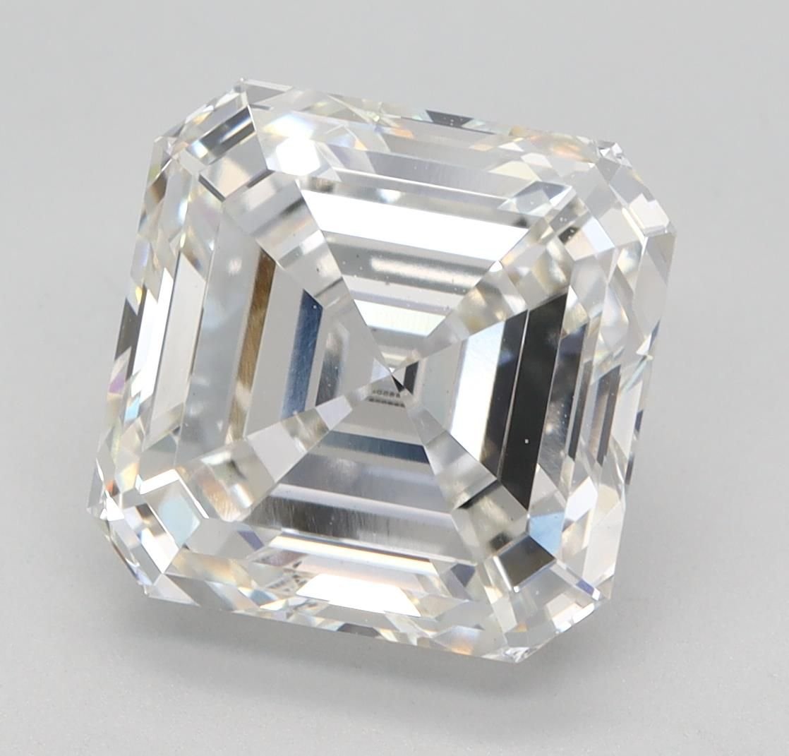 4.06ct H VS1 Excellent Cut Asscher Lab Grown Diamond